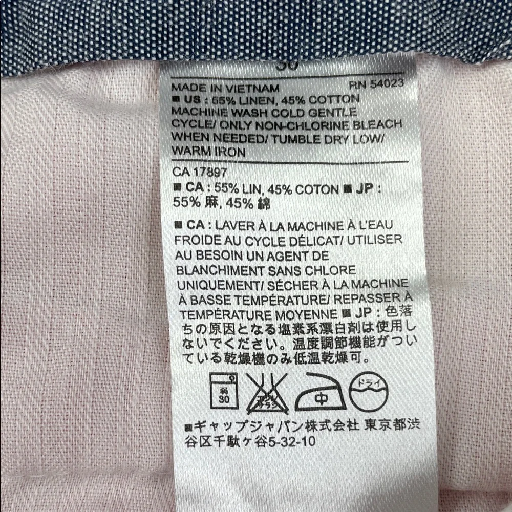 Banana‎ Republic 30/10 Linen Cotton Casual Red Men's Chino Shorts